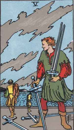 ソード5 Five of Swords