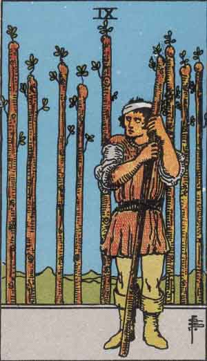ワンド9 Nine of Wands