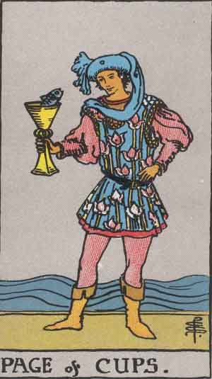 カップペイジ Page of Cups