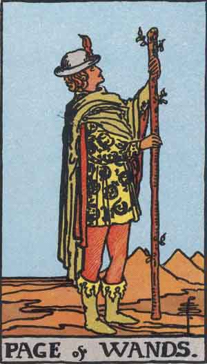 ワンドペイジ Page of Wands