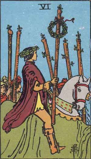 ワンド6 Six of Wands