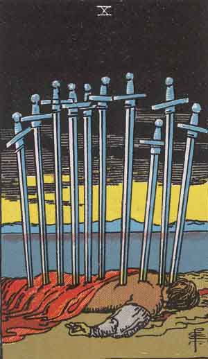 ソード10 Ten of Swords