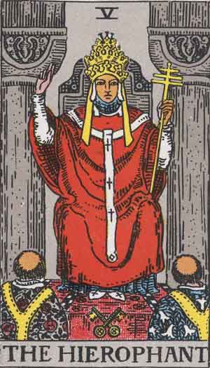 V. 教皇 The Hierophant